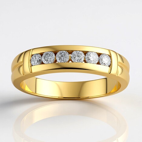 Anello in oro con Diamante SI1 (G) (Annette)