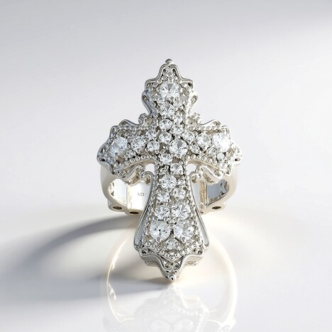 Anello in argento con Zircone (Dallas Prince Designs)