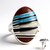 Anello in argento con Turchese Kingman Mohave Blu (Jones Lee)