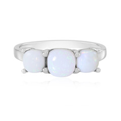 Australischer Opal-Silberring