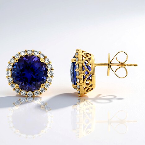 Orecchini in oro con Tanzanite AAA (CIRARI)