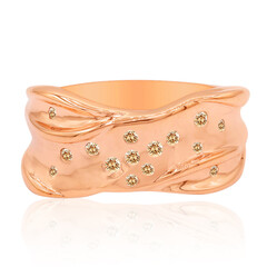 Anello in oro con Diamante Rose de France SI1 di Argyle