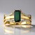 Anello in argento con Indicolite (Adela Silber)