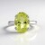Anello in argento con Quarzo Limone