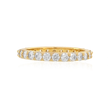 Anillo en oro con Diamante limpio a lupa F (LUCENT DIAMONDS)