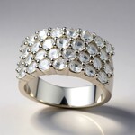Anello in argento con Danburite
