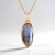 Collana in argento con Labradorite Blu Maniry (KM by Juwelo)