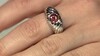 Bague en argent et Zircon rose (SAELOCANA)