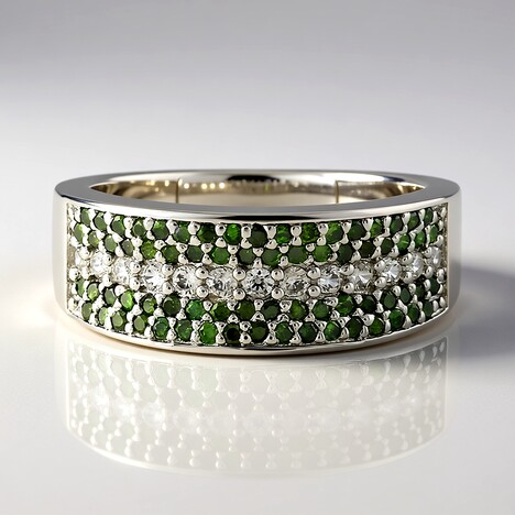 Anello in argento con Zircone