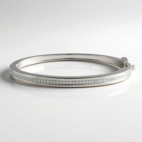 Bracciale in argento con Zircone