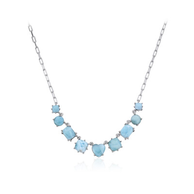 Larimar-Silbercollier