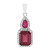 Madagascar Ruby Silver Pendant