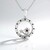 Collana in argento con Granato Mozambico