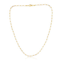 Collier en argent et Perle blanche de culture d'eau douce