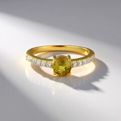 Anello in argento con Sfene
