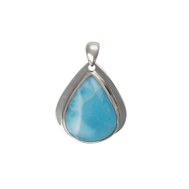 Ciondolo in argento con Larimar