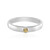 Anillo en plata con Zircón amarillo