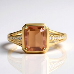 Anello in oro con Tormalina Neon del Congo (CIRARI)