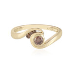 Anillo en oro con Diamante champán I2 (de Melo Gold)