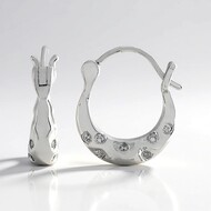 Orecchini in argento con Zircone (SAELOCANA)