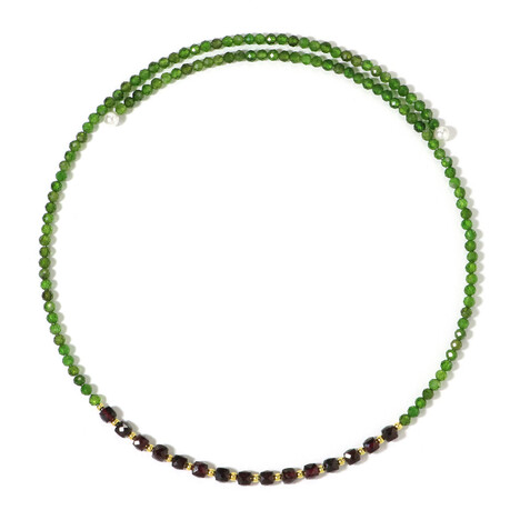 Russian Diopside Steel Choker (Riya)
