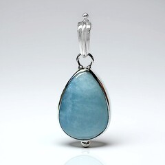 Ciondolo in argento con Acquamarina (Bali Barong)