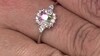 Anillo en plata con Turmalina sandía