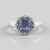 Anello in argento con Tanzanite