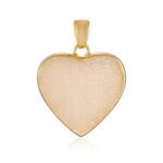 Zilveren hanger met een Druzische Agaat (Bali Barong)