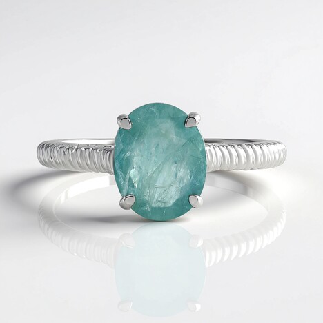Anello in argento con Grandidierite
