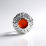Ciondolo in argento con Corniola (MONOSONO COLLECTION)