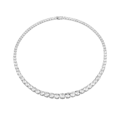 Weißer Topas-Silbercollier (Adela Silber)