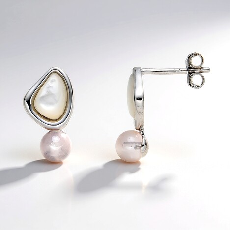 Orecchini in argento con Madreperla