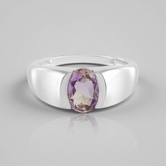 Anello in argento con Ametrina