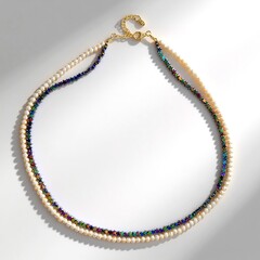 Collana in argento con Ematite Mistica (Riya)