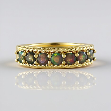 Anello in argento con Opale Mezezo