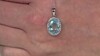 Collar en plata con Topacio azul cielo