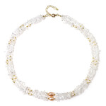 Collana in argento con Ematite Dorata