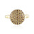 Anello in argento con Diamante Cioccolato I2