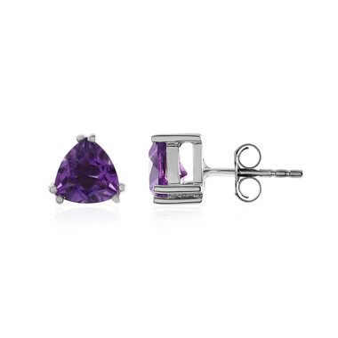 Uruguay-Amethyst-Silberohrringe