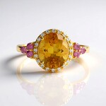Anello in argento con Scapolite