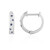 Ceylon Blue Sapphire Silver Earrings