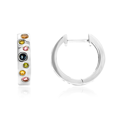 Gouden oorbellen met indigolieten (CUSTODANA)