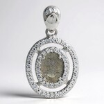 Ciondolo in argento con Labradorite