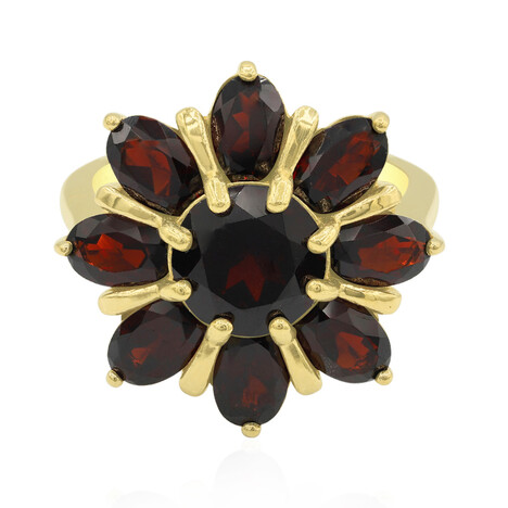 Anello in argento con Granato