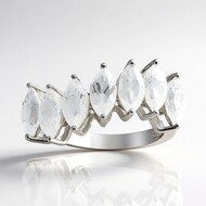 Anello in argento con Zircone (de Melo Essence)