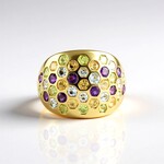 Anello in argento con Ametista (de Melo Essence)