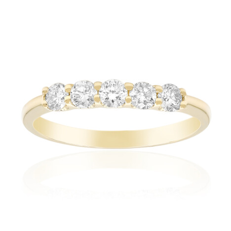 Anillo en oro con I1 (I) Diamante (CIRARI)