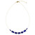 Collier en acier inoxydable et Lapis-Lazuli