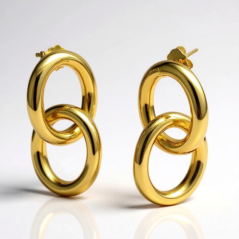 Orecchini in argento (M de Luca)